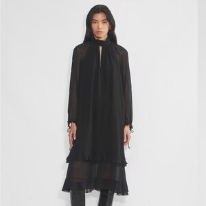 Aritzia Audrey Chiffon Dress